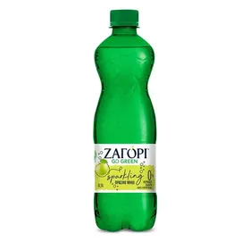 Ζαγόρι Go Green Ανθρακούχο Νερό Πράσινο Μήλο 500ml.