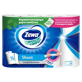 Zewa Χαρτί Κουζίνας Wish Weg 4τεμ. 440γρ.