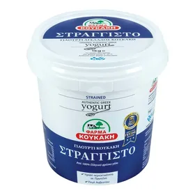 Στραγγιστό γιαούρτι φάρμα ΚΟΥΚΑΚΗ 1kg πλήρες ή 2%