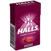 Halls Cherry Καραμέλες Χωρίς Ζάχαρη Κουτί 28gr