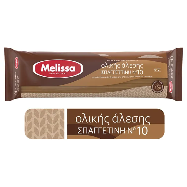 Μακαρόνια ολικής άλεσης Νο10 500gr