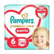 Πάνες-Βρακάκι Pampers Premium Care Pants Μέγεθος 6 15+kg 46τεμ