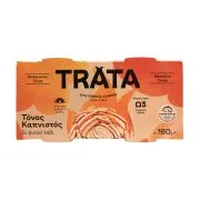 TRATA Τόνος Καπνιστός σε Φυτικό Λάδι 2x160g
