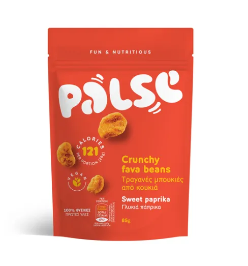 Σνακ από κουκιά με γλυκιά πάπρικα, Pulse (85g)