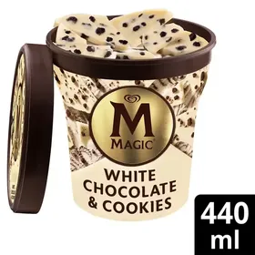 Algida Magic Παγωτό White Cookies 305γρ/440ml.