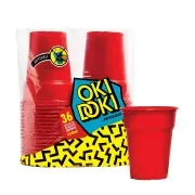 OKI DOKI Ποτήρια Κόκκινα 430ml 36τεμ