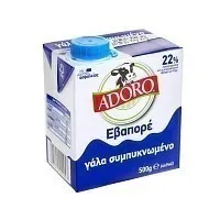Adoro Εβαπορέ Γάλα Χάρτινο 500gr