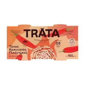 TRATA Τόνος Καπνιστός Πικάντικος 2 X 104 gr