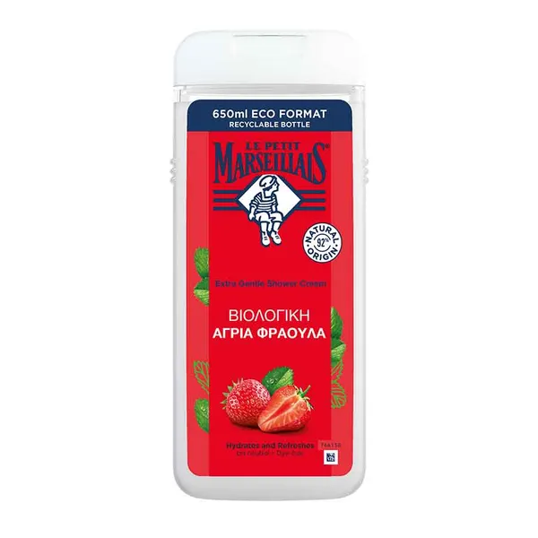 Le Petit Marseillais Αφρόλουτρο Φράουλα 650ml.