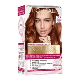 L'oreal Paris Excellence Βαφή Μαλλιών No7.7 Καστανό Μελί 48ml.