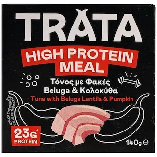 ΤΡΑΤΑ Τόνος High Protein Φακές Beluga και Κολοκύθα 140g