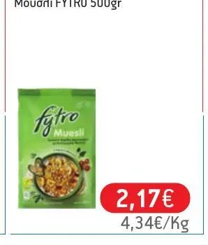 Μούσλι FYTRO 500gr