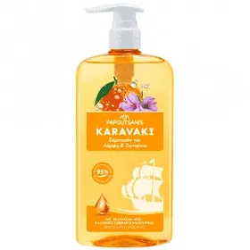 Papoutsanis Karavaki Σαμπουάν Λάμψη & Ζωντάνια Αντλία 600ml
