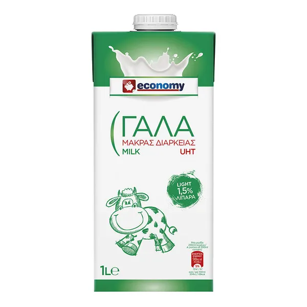 γάλα μακράς διάρκειας light