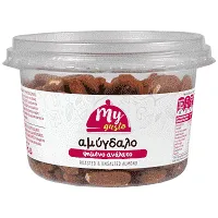 My Gusto Αμύγδαλο Ψημένο Ανάλατο Δοχείο 200gr