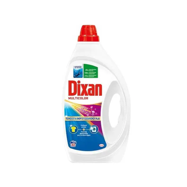 Dixan gel πλυντηρίου ρούχων 64 μεζούρες