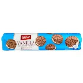 KITBIS Μπισκότα Γεμιστά Βανίλια 200g