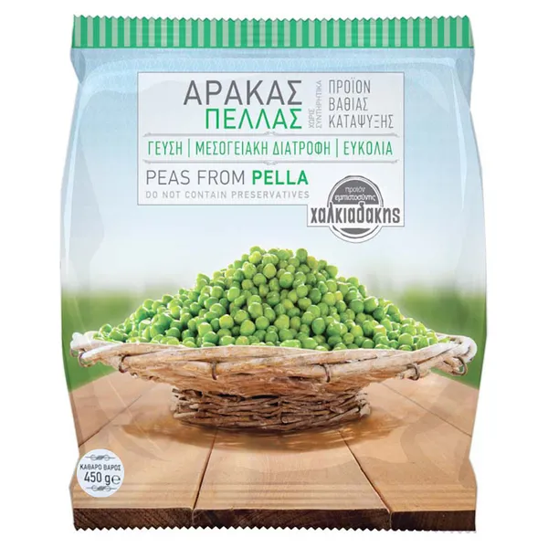 Βιολογικά λαχανικά ΜΠΑΡΜΠΑ ΣΤΑΘΗΣ 450gr Αρακάς