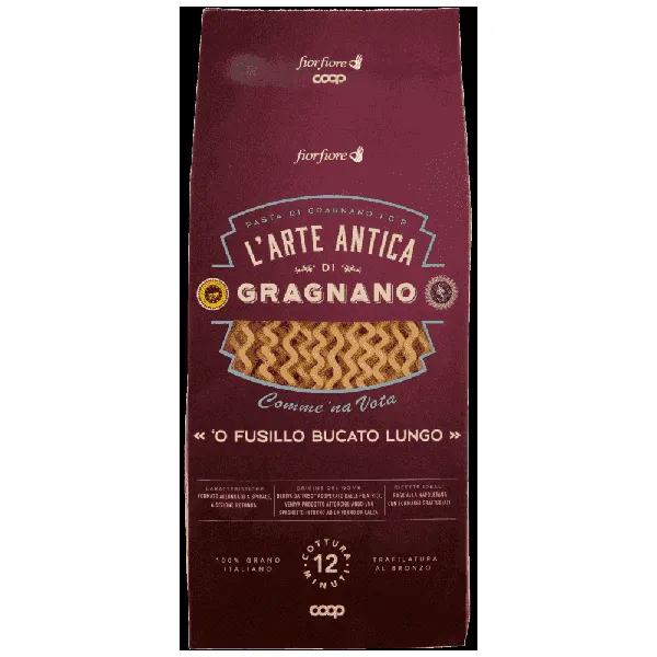 Fusillo bucato lungo pasta di gragnano