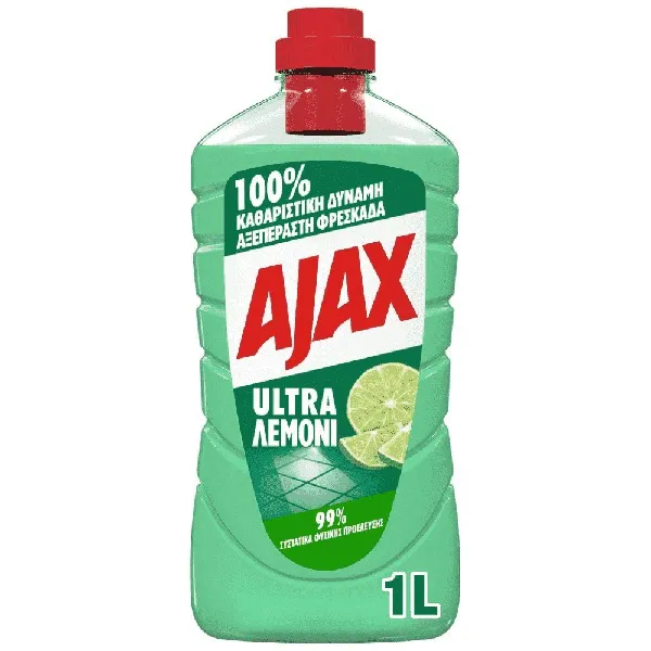 AJAX Ultra Λεμόνι υγρό καθαριστικό 1L