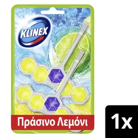 Wc Block Power 5 Πράσινο Λεμόνι Klinex 50g