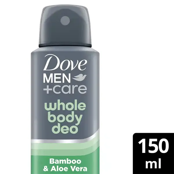 DOVE MEN+ CARE αποσμητικό για όλο το σώμα spray Bamboo & Aloe 150ml