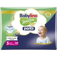 Πάνες Βρακάκι Babylino Pants Economy Unisex Junior No.5 10-16kg 34 τεμ