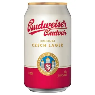BUDWEISER Μπύρα Budweiser Budvar Κουτί 330ml