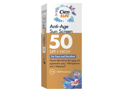 Cien Anti -Age αντηλιακή προσώπου SPF 50 50 ml