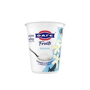 Fruits Βανίλια Επιδόρπιο Γιαουρτιού 380gr