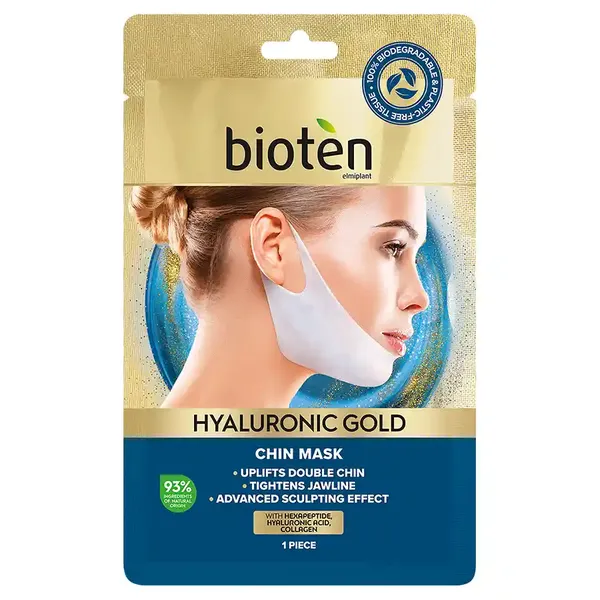 Bioten Hyaluronic Gold Μάσκα Για Το Πηγούνι  1τεμ.