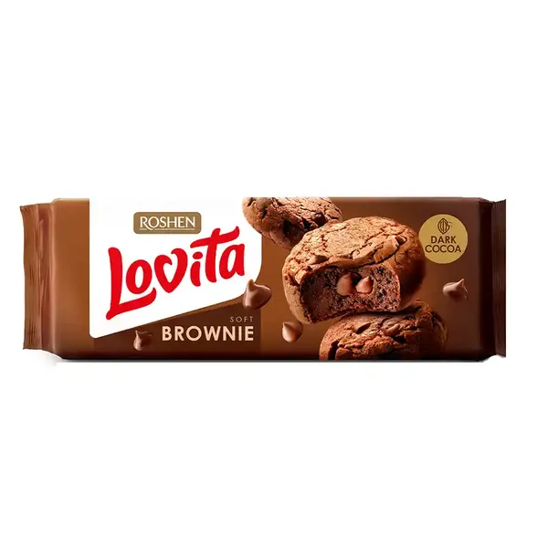 Roshen Lovita Brownie Cookies Cocoa 152γρ.