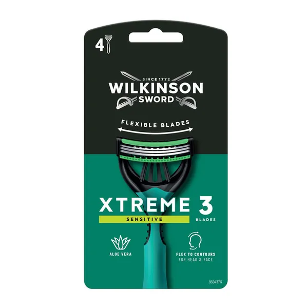 Xtreme3 Sensitive Ανδρικά ξυραφάκια 3λεπ. - 4τεμ