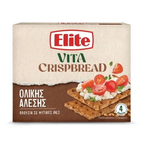 Όλες οι φρυγανιές crispbread (Η τιμή αφορά τις ολικής άλεσης 265gr)