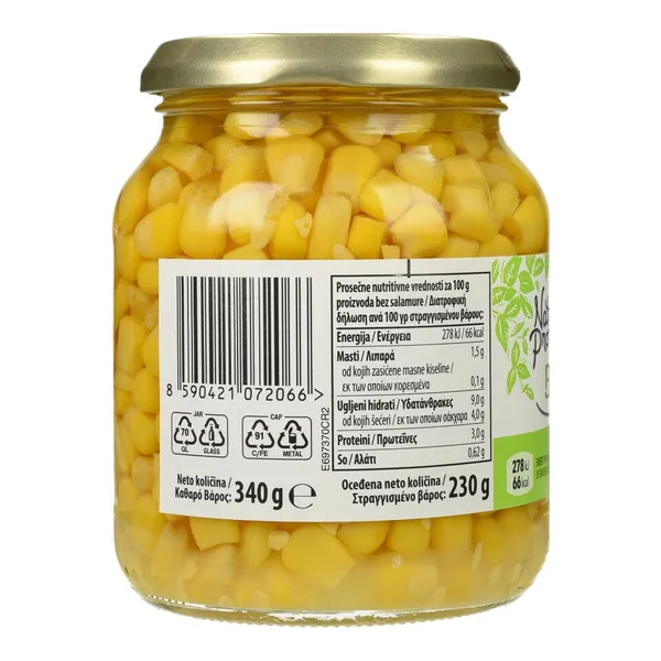NATURES PROMISE BIO Καλαμπόκι Γλυκό Βίο 230g