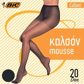 καλτσάκι mousse 20den κάραμελ ή μαύρο 2τεμ.