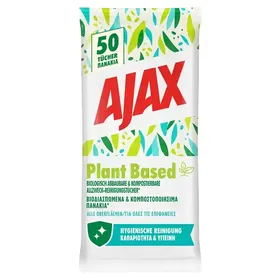 Ajax Για Όλες Τις επιφάνειες Απολυμαντικά Πανάκια Καθαρισμού 50τεμ