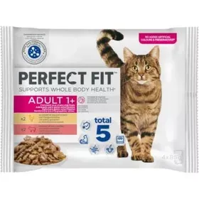 PERFECT FIT™ Adult (Sterile) Πλήρης Υγρή Τροφή Γάτας Κρεατικά σε Σάλτσα Φακελάκι 4x85g