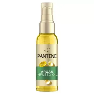 Λάδι μαλλιών Pantene Pro-V Smooth & Sleek 100ml με αργκάν για σγουρά μαλλιά