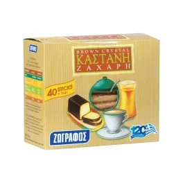 Ζωγράφος Ζάχαρη Καστανή Sticks 40x5g