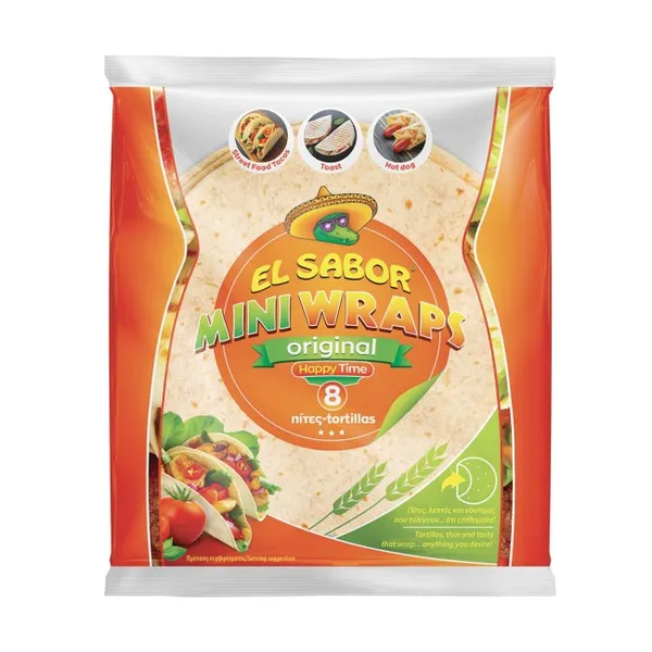 El Sabor Happy Time Mini Tortilla 8τμχ 144g