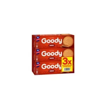 Αλλατίνη Goody Μπισκότα Κανέλα Οικογενειακή Συσκευασία 3x185gr