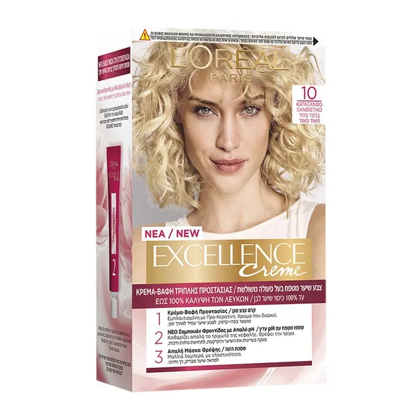 EXCELLENCE Bαφή Μαλλιών No10 Κατάξανθο Ξανθιστικό 1 Τεμάχιο