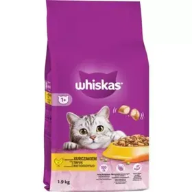 Whiskas Adult Ξηρά Τροφή Γάτας Κοτόπουλο Γεμιστές Κροκέτες 1,9kg