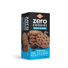 ΒΙΟΛΑΝΤΑ Μπισκότα Zero Cookies Βανίλια & Μαύρη Σοκολάτα Χωρίς Ζάχαρη 170g