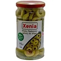 Xenia Ελιές Πράσινες Σε Φέτες 40% Λιγότερο Αλάτι 300gr