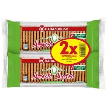 Μιράντα 30% Λιγότερη Ζάχαρη 2x250g
