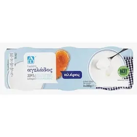 ΑΒ Γιαούρτι Αγελάδος 3,9% Λιπαρά 3 Χ 200 gr