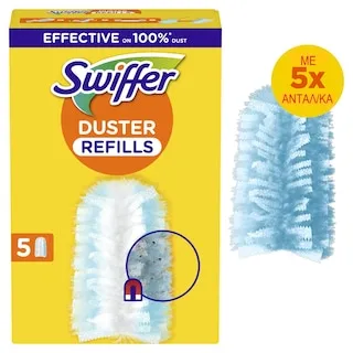 SWIFFER Πανάκια Καθαρισμού Duster Ανταλλακτικά 5 Τεμάχια