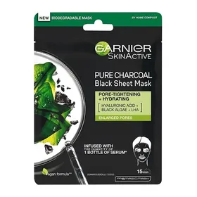 GARNIER Υφασμάτινη Μάσκα Pure Charcoal Αποτοξίνωσης 28g